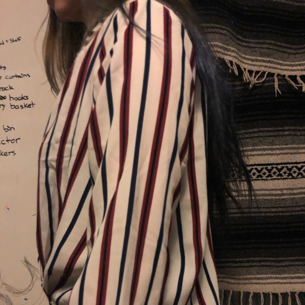 Striped Multi-Colored Button Up - image 2